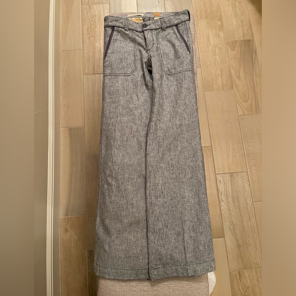 Anthropologie Pilcro Sz 2 Linen striped pants
